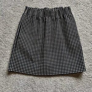 J. Crew Factory Size 2 Polka Dot Jacquard Mini Skirt